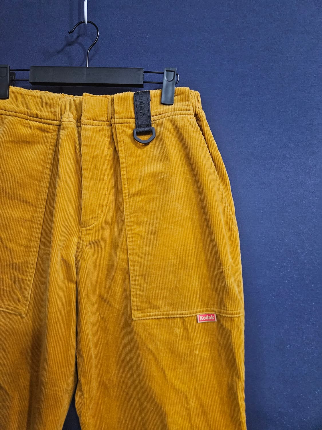 코닥 옐로우 남성 허리 30~32 코듀로이 밴드팬츠  상품이미지4