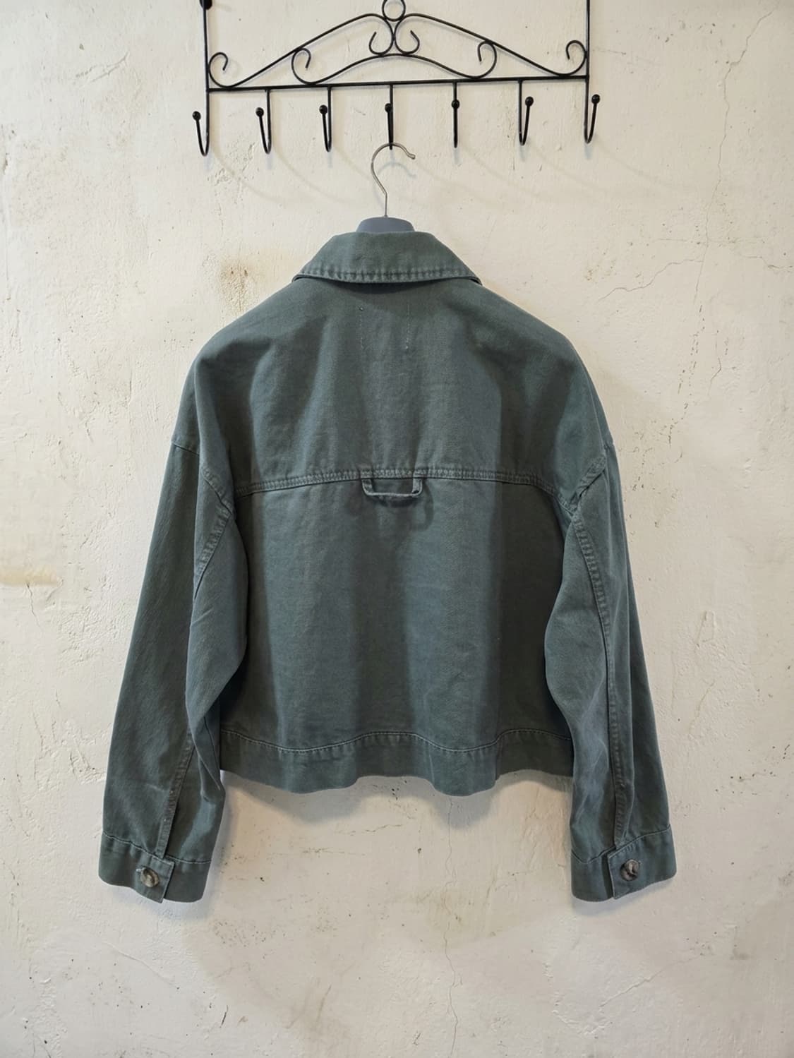 자라 여성 카키 데님 자켓 M 상품이미지2