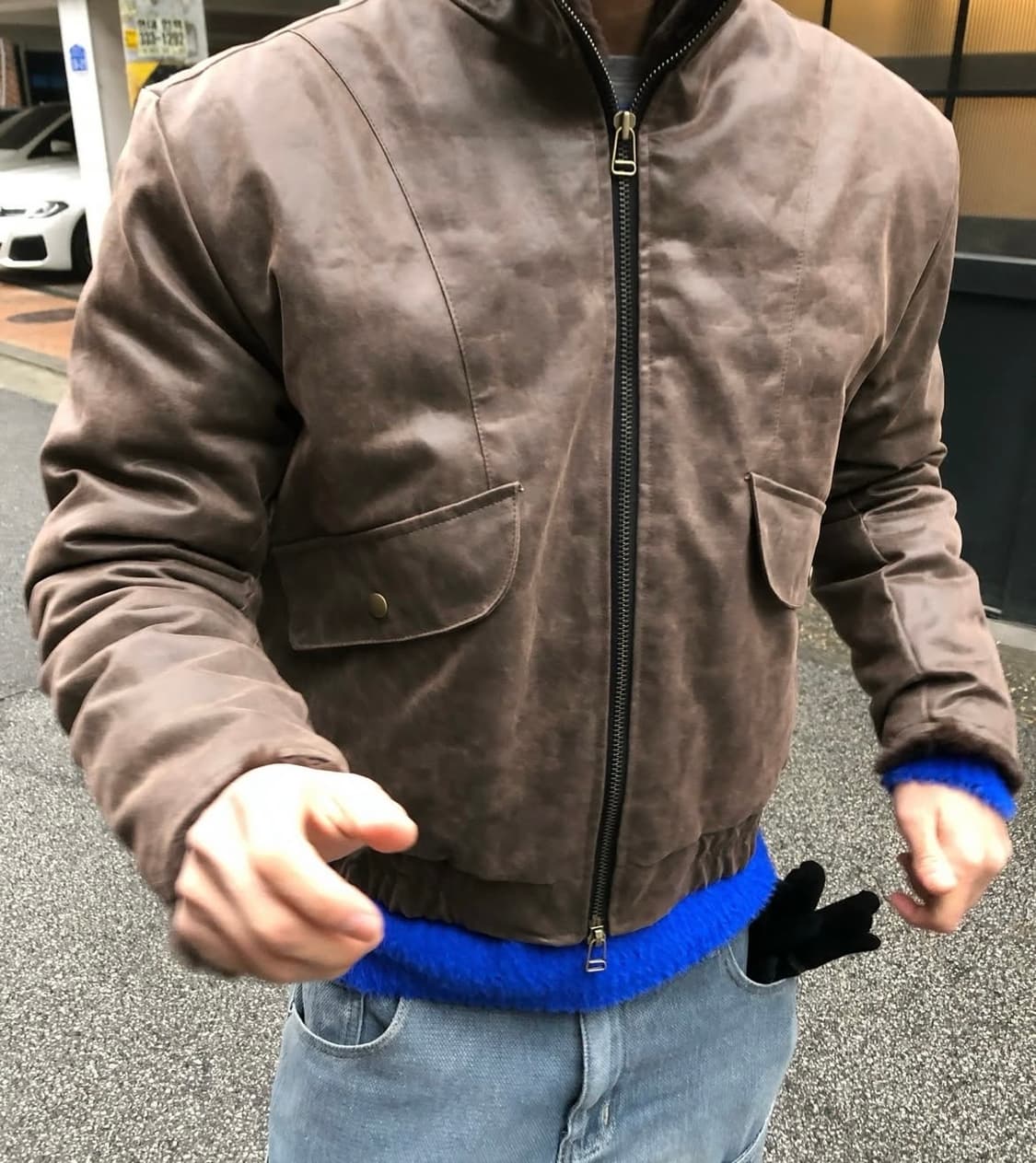 Leather jacket 상품이미지2