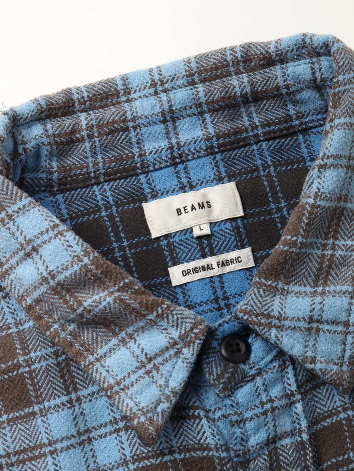 BEAMS Wide Fit Fade Check Shirt 상품이미지6