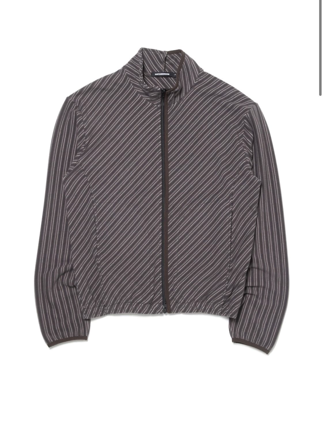 [3,4] 해칭룸 Slash Cardigan Brown Charcoal 상품이미지1