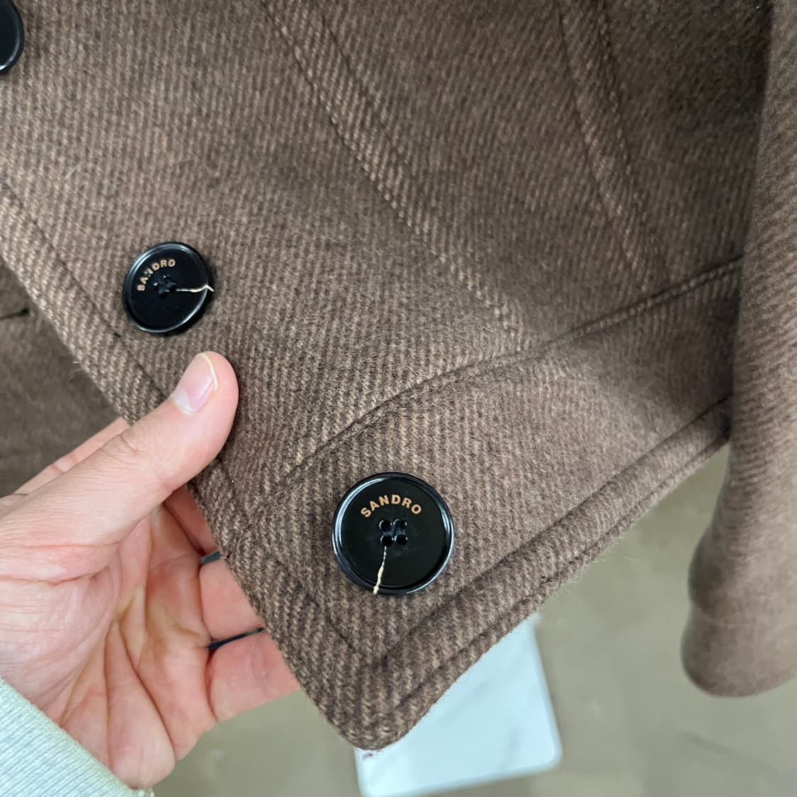 산드로 크롭 울자켓 36 상품이미지5