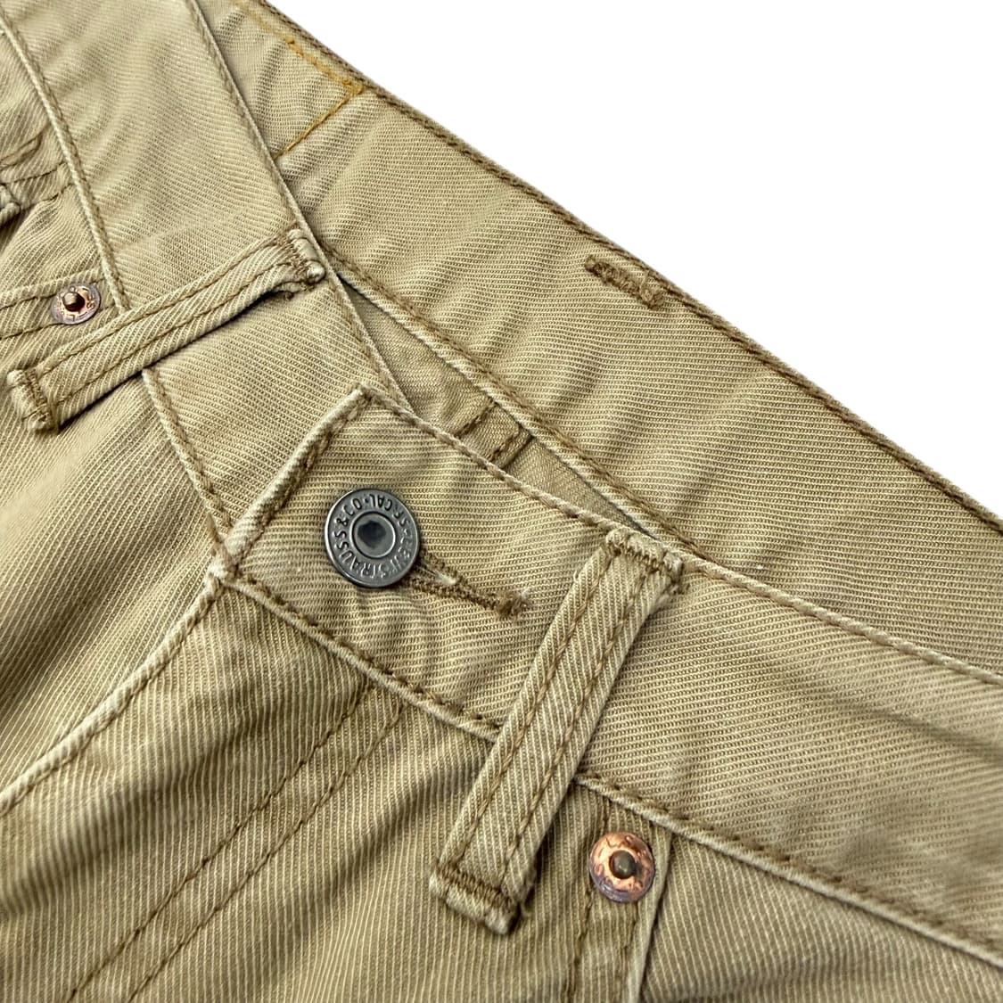 리바이스 702 베이지 워싱 세미와이드 코튼팬츠 상품이미지6