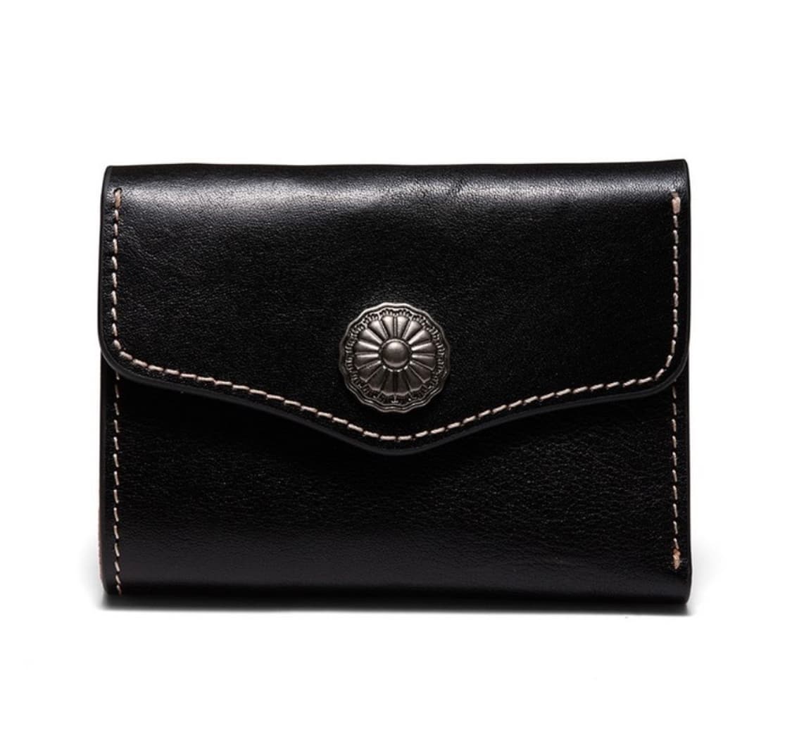 OGARP Concho Cow Leather Wallet Black 상품이미지7