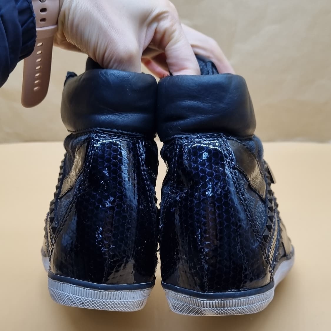 코치 키높이 하이탑250 굽7 상품이미지4