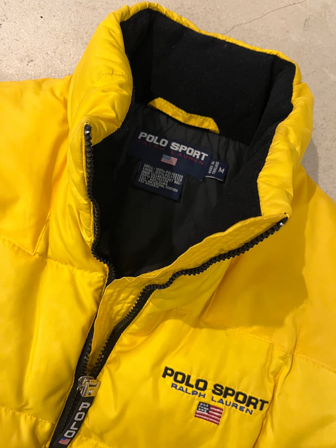 빈티지 폴로스포츠 패딩 조끼 상품이미지3