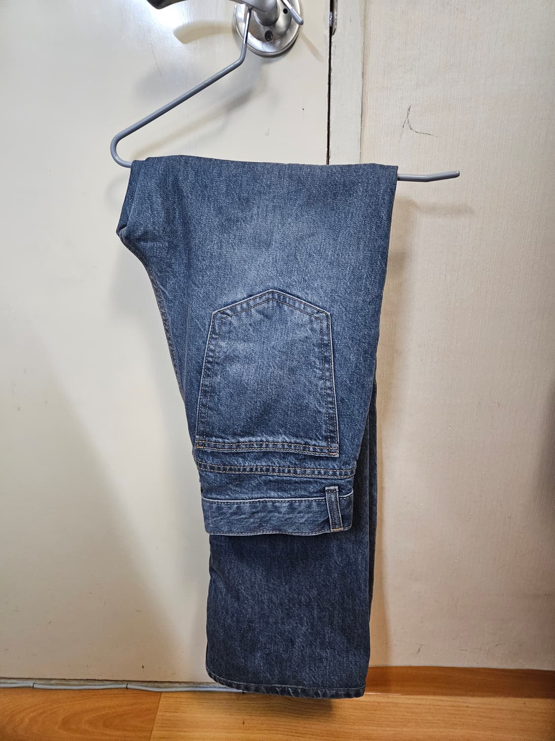 44사이즈 6장 일괄) 엘무드 플레어 진 데님 청바지 6장 상품이미지8