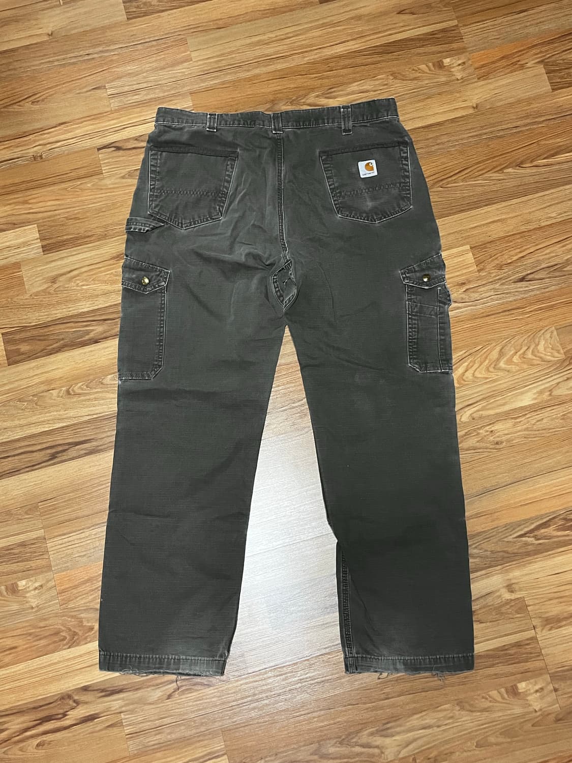 칼하트 카펜터 더블니 워크 팬츠 카키 38x32 상품이미지4