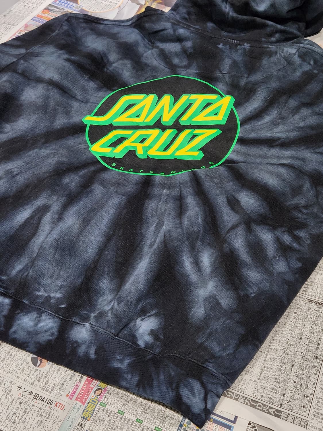 Santa Cruz 타이다이 후드티 XL 상품이미지8