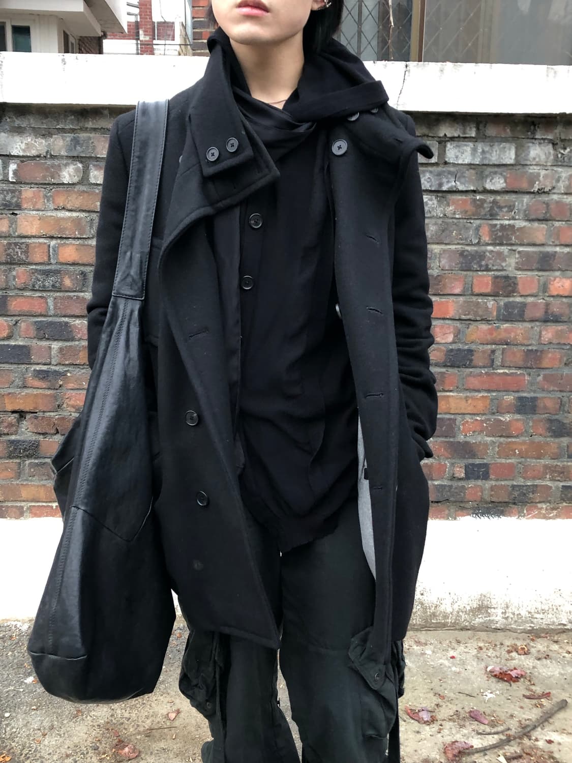 올세인츠 하이넥 밀리터리 더블 코트  상품이미지10