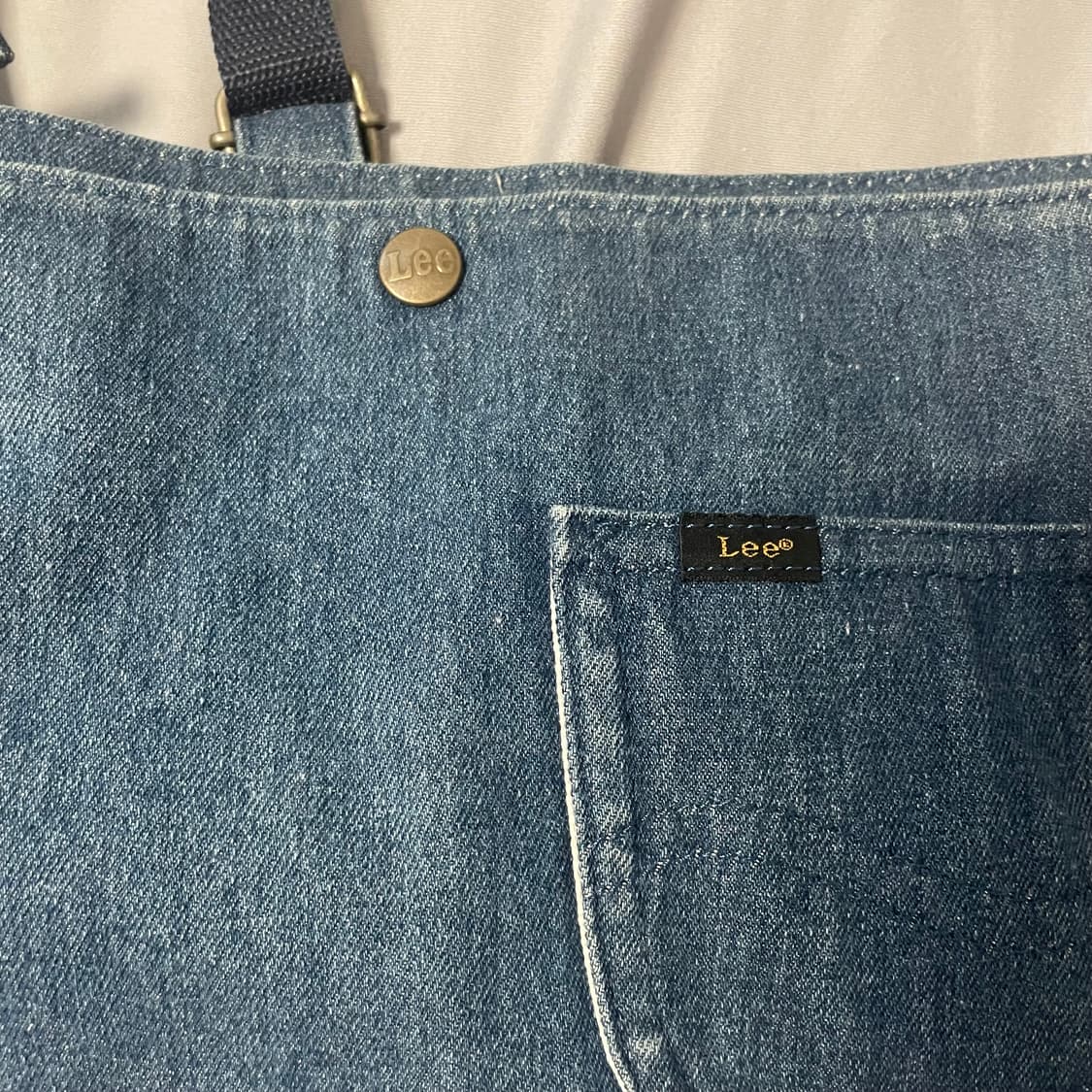 일본 매장판 Lee 크로스백 데님 청 가방 상품이미지3