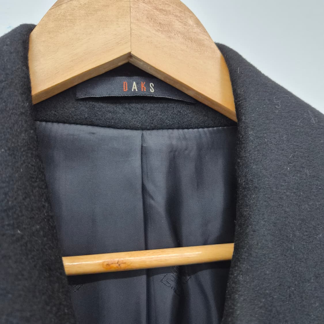 닥스 캐시미어 블랙 코트 남성 M 상품이미지2