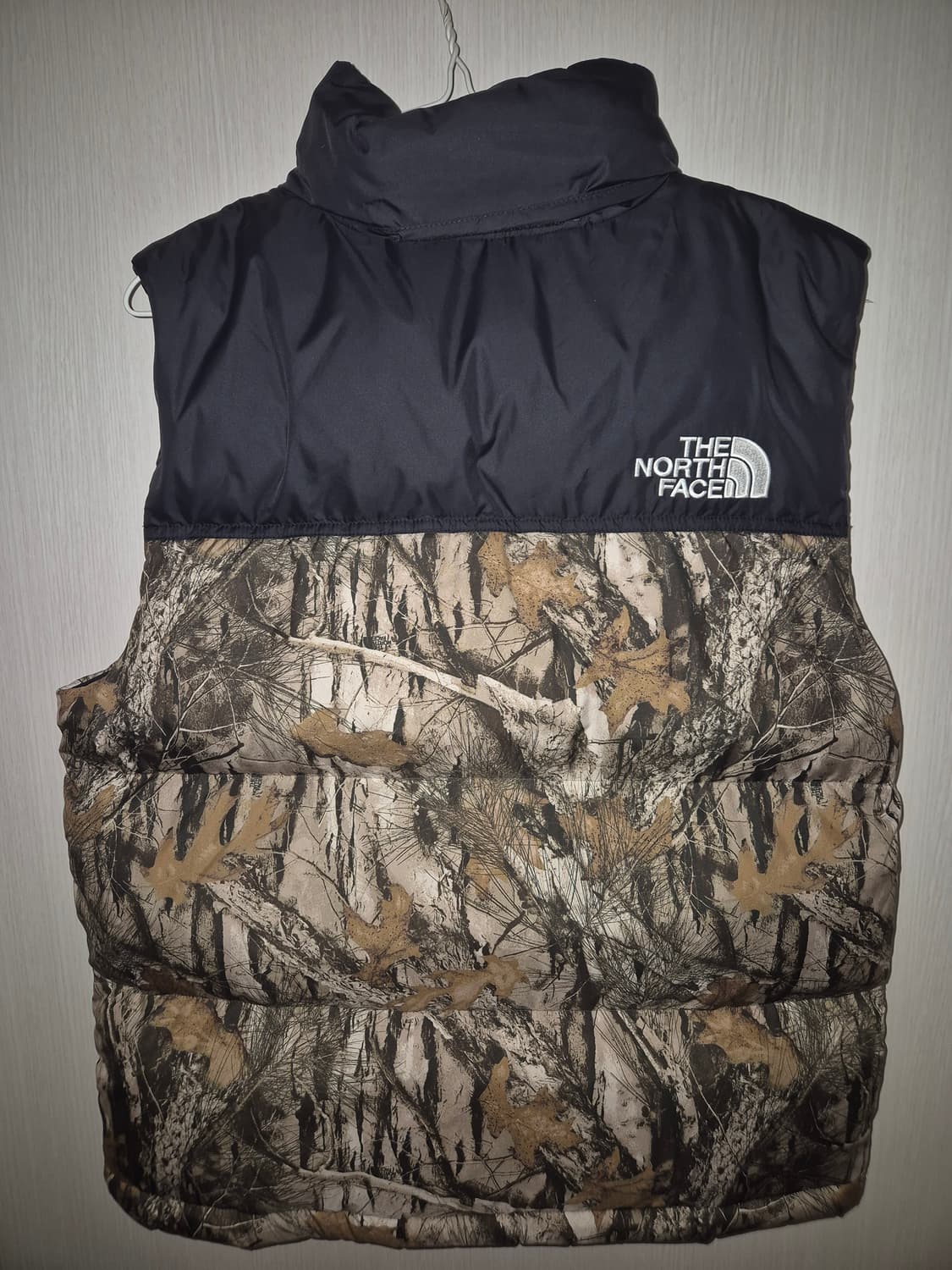 노스페이스 1996 눕시 RDS 다운 베스트 리얼트리 카모 패딩조끼 상품이미지6