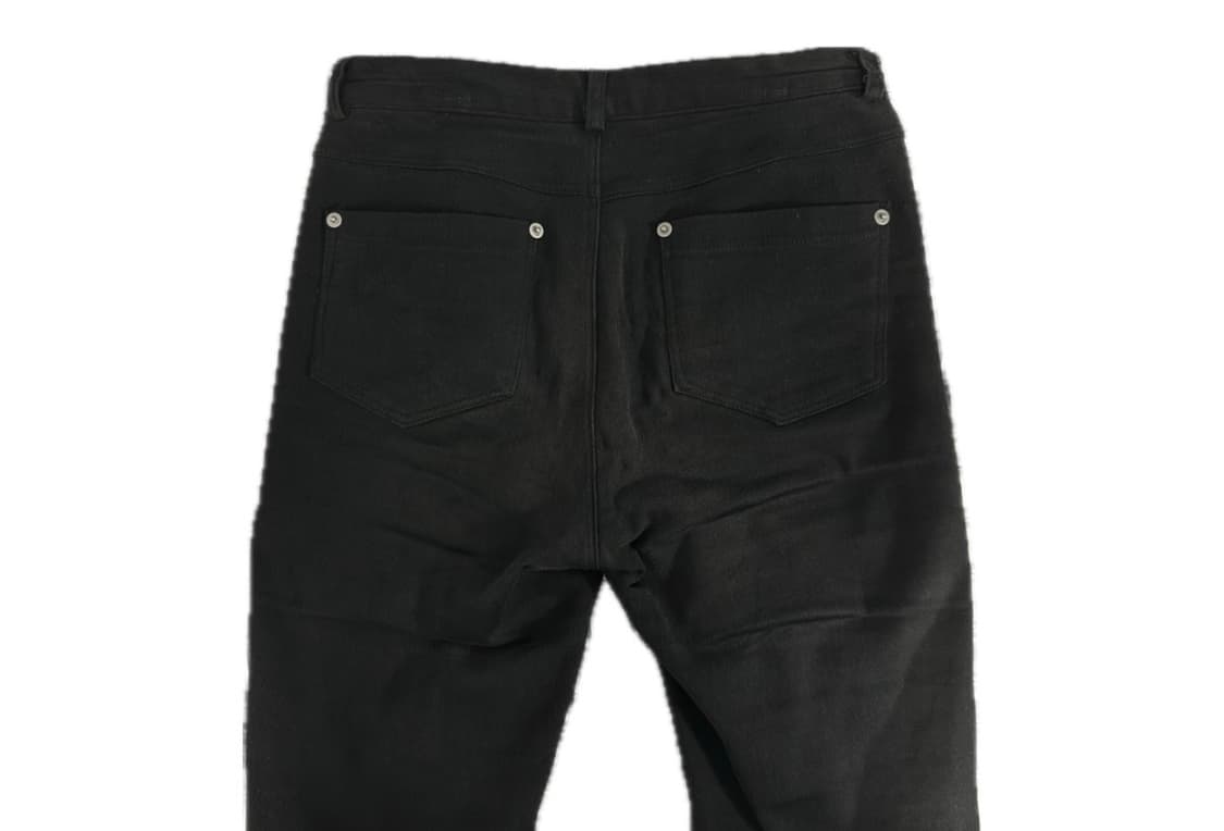 하이스쿨디스코 리본 셔링 부츠컷 피치 코튼 팬츠 상품이미지7