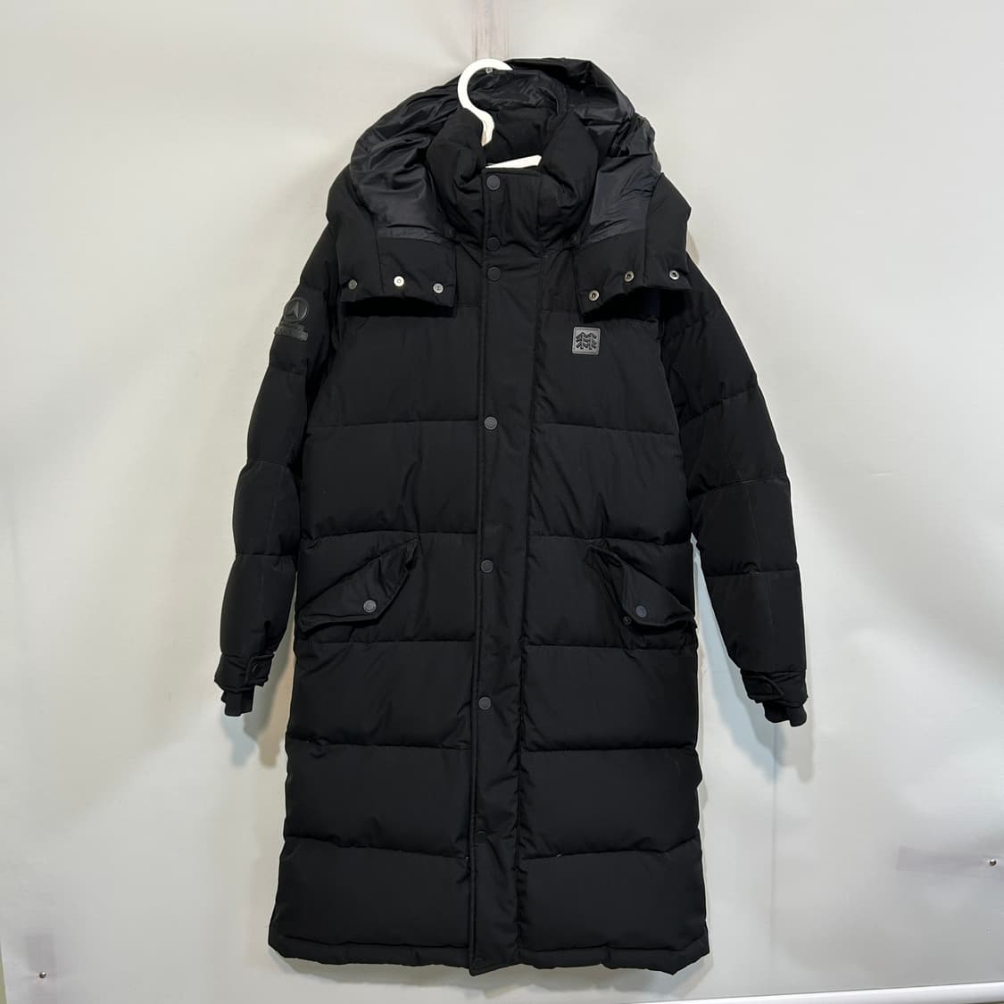 코오롱 여성 구스다운 롱패딩 90 블랙 상품이미지1