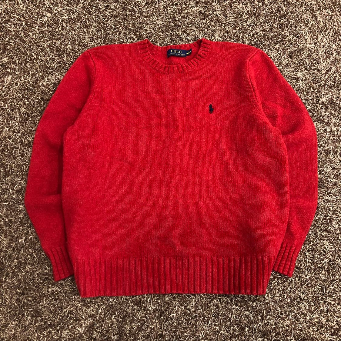 폴로 랄프로렌 울 레드 니트  상품이미지2