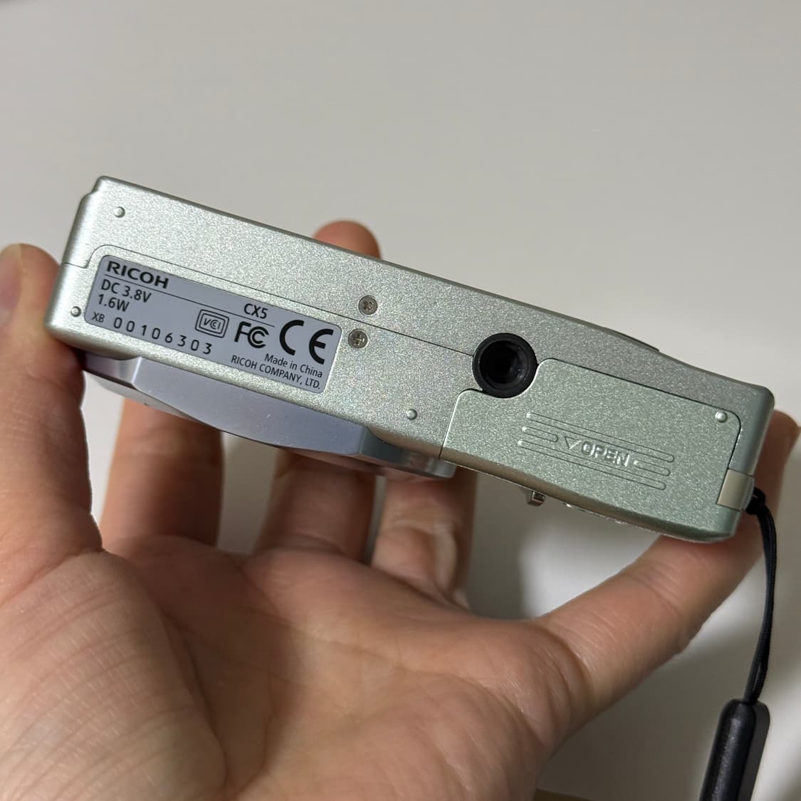 레어) 리코 CX5 빈티지 디카 디지털카메라 민트 그린실버 상품이미지7