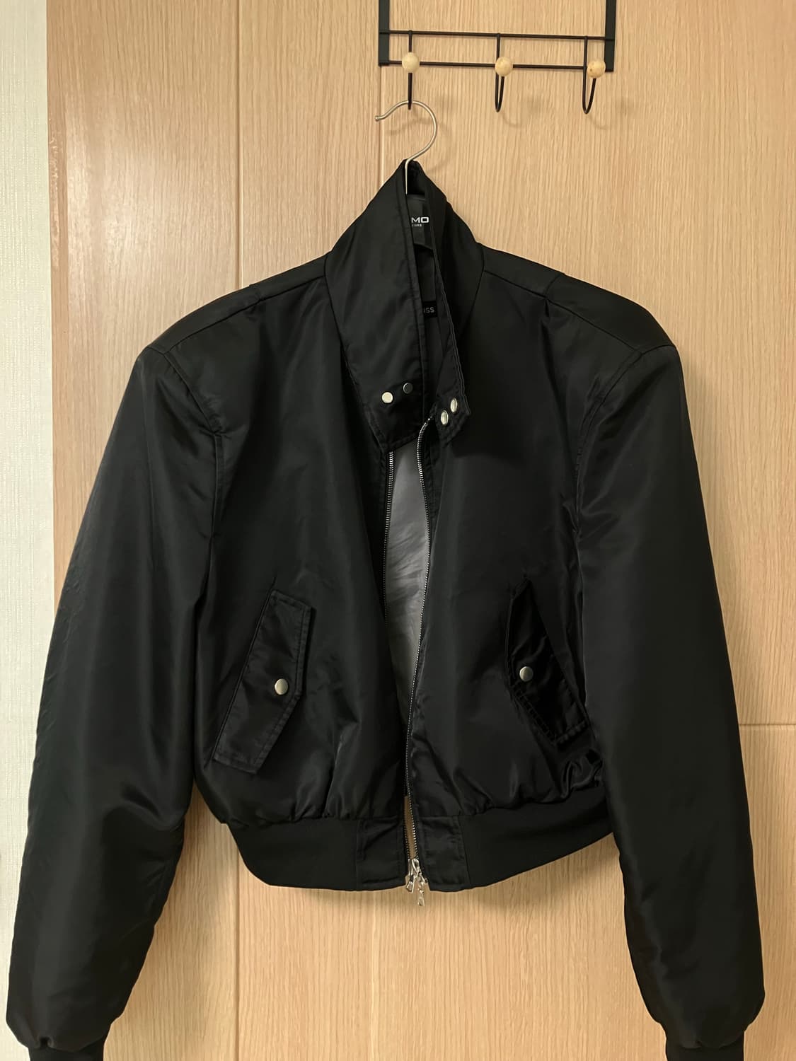 아워글라스 크롭 봄버 자켓 상품이미지1