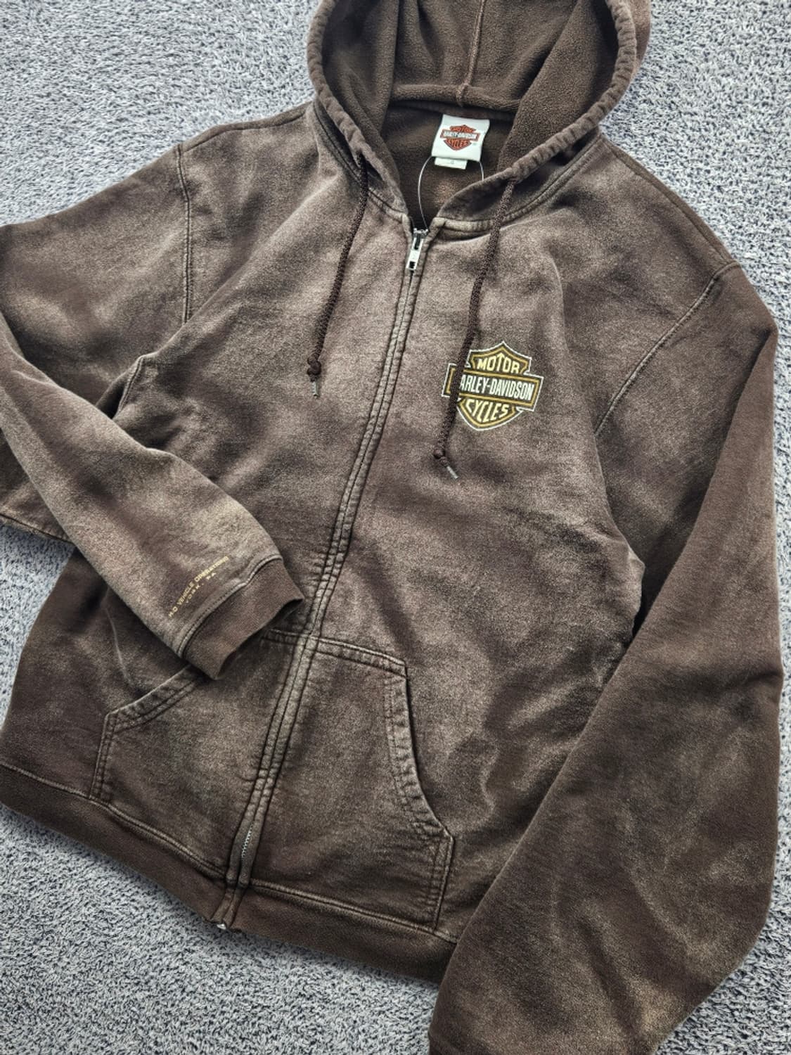 할리데이비슨 다잉워시드 커스텀 스웻 후드집업 ( L ) / 11454 상품이미지6