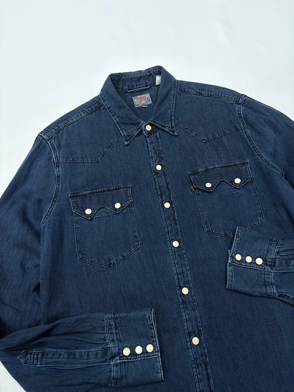 리바이스 빈티지 클래식 웨스턴 스탠다드 데님셔츠 청남방 상품이미지3