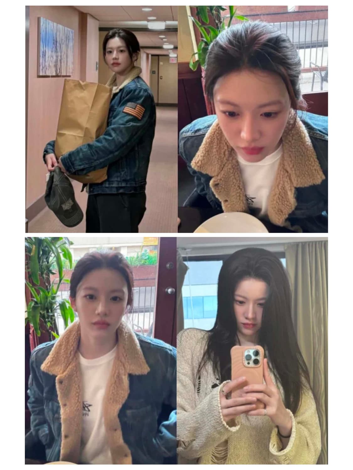 폴로 랄프로렌 시어링 데님 트러커 자켓 고윤정 상품이미지5