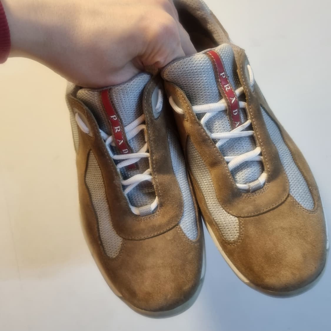 프라다 아메리칸컵 uk 8브라운 스웨이드 상품이미지3