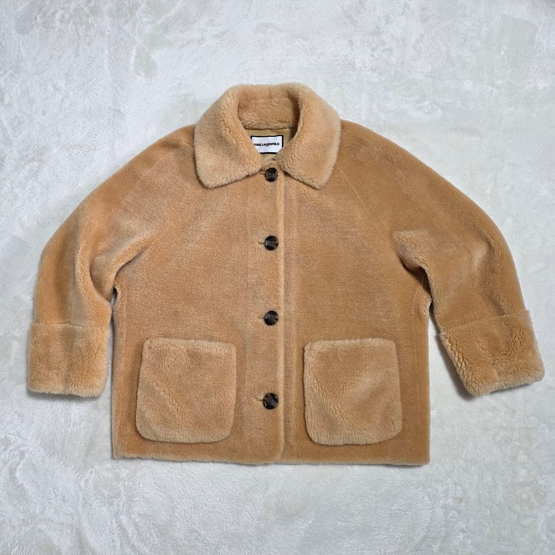 (66)여성 칼라거펠트 양모 자켓 상품이미지1