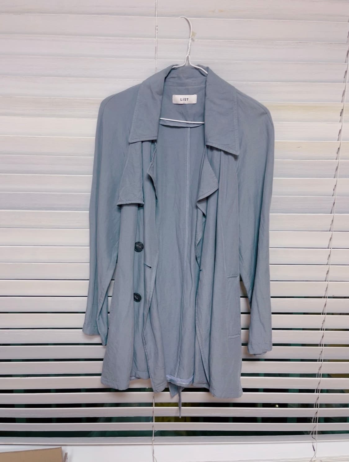 LIST 린넨 하프 트렌치 코트 상품이미지2