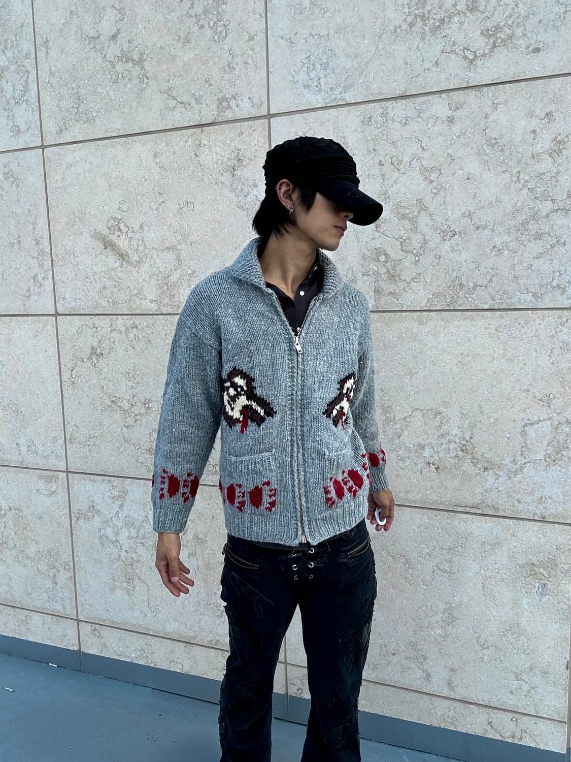 “Vintage” Handmade Grey Cowichan 상품이미지3