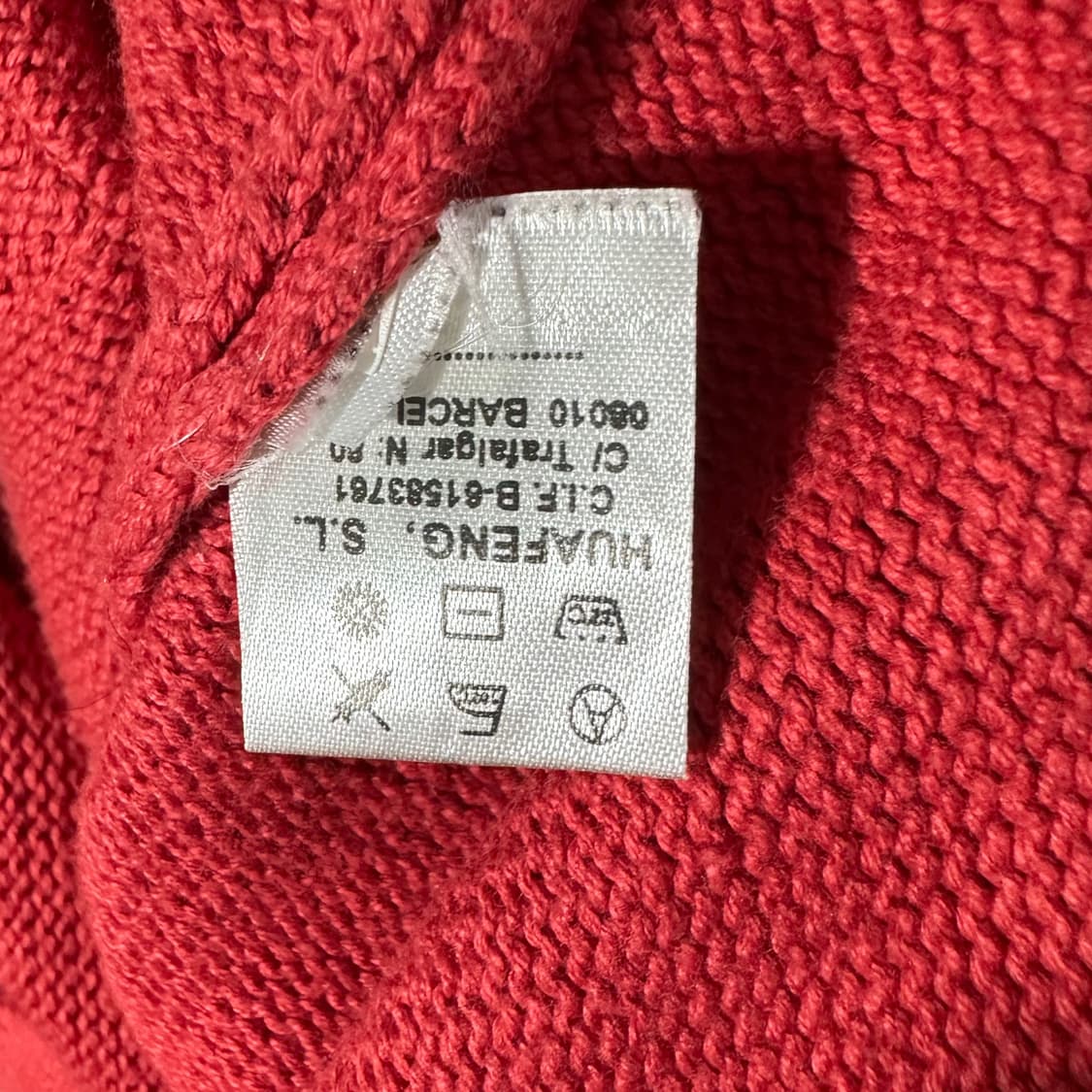 폴로 랄프로렌 레드 스웨터 집업 L  상품이미지10
