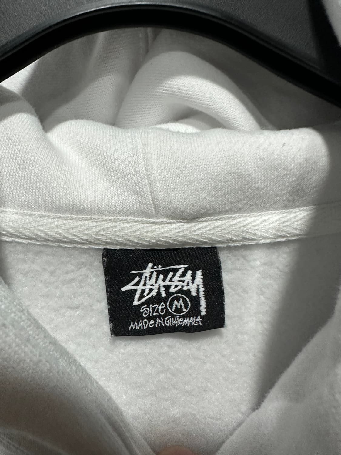 스투시 베이직 후드티 화이트 100-105 상품이미지4