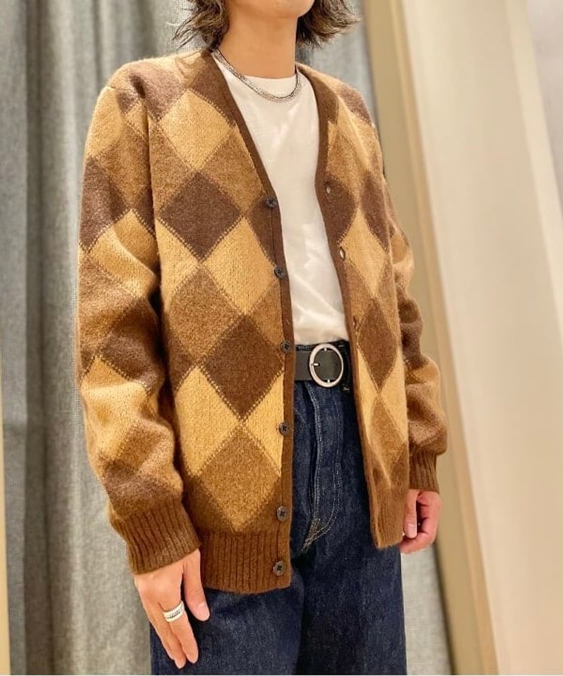 빔즈플러스 BEAMS PLUS Jacquard Cardigan 상품이미지3