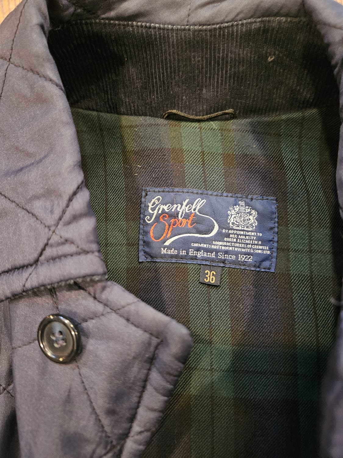 그렌펠 퀼팅 자켓  상품이미지3