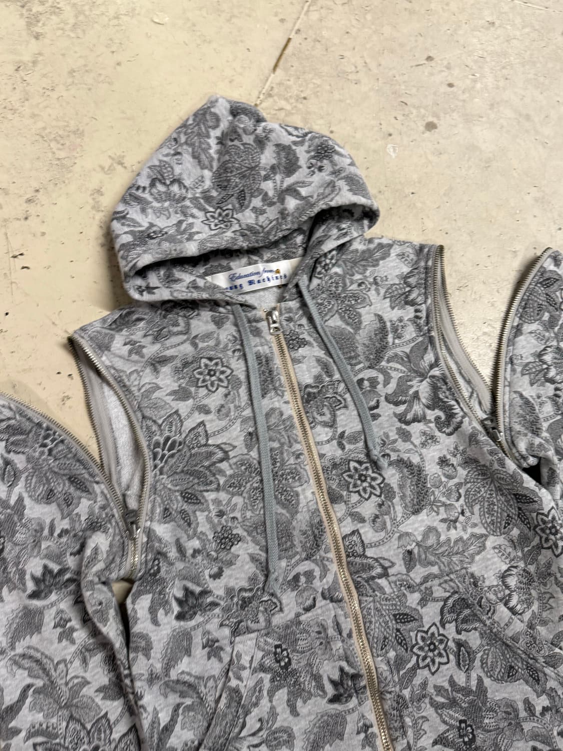 transform detail pattern hood zip-up 상품이미지7