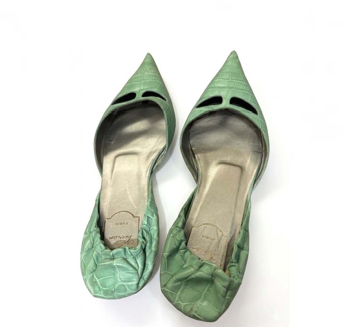 Roger vivier 로저비비에 민트 플랫슈즈 250 상품이미지1