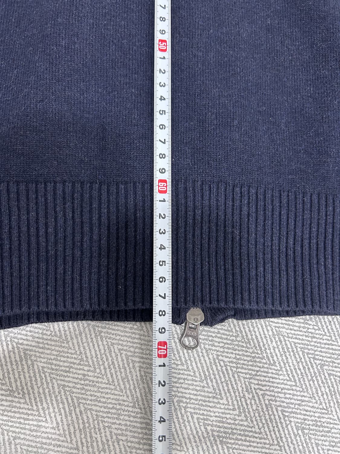 타미힐피거 니트 집업 가디건 남성 XL 105 네이비 상품이미지9