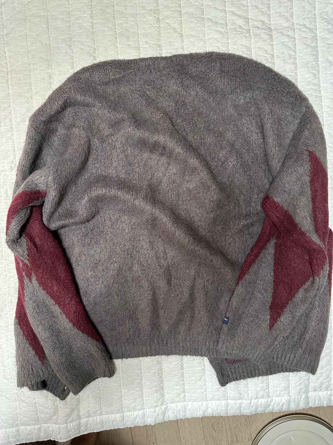 LMC 모헤어 아가일 가디건 2사이즈 상품이미지2