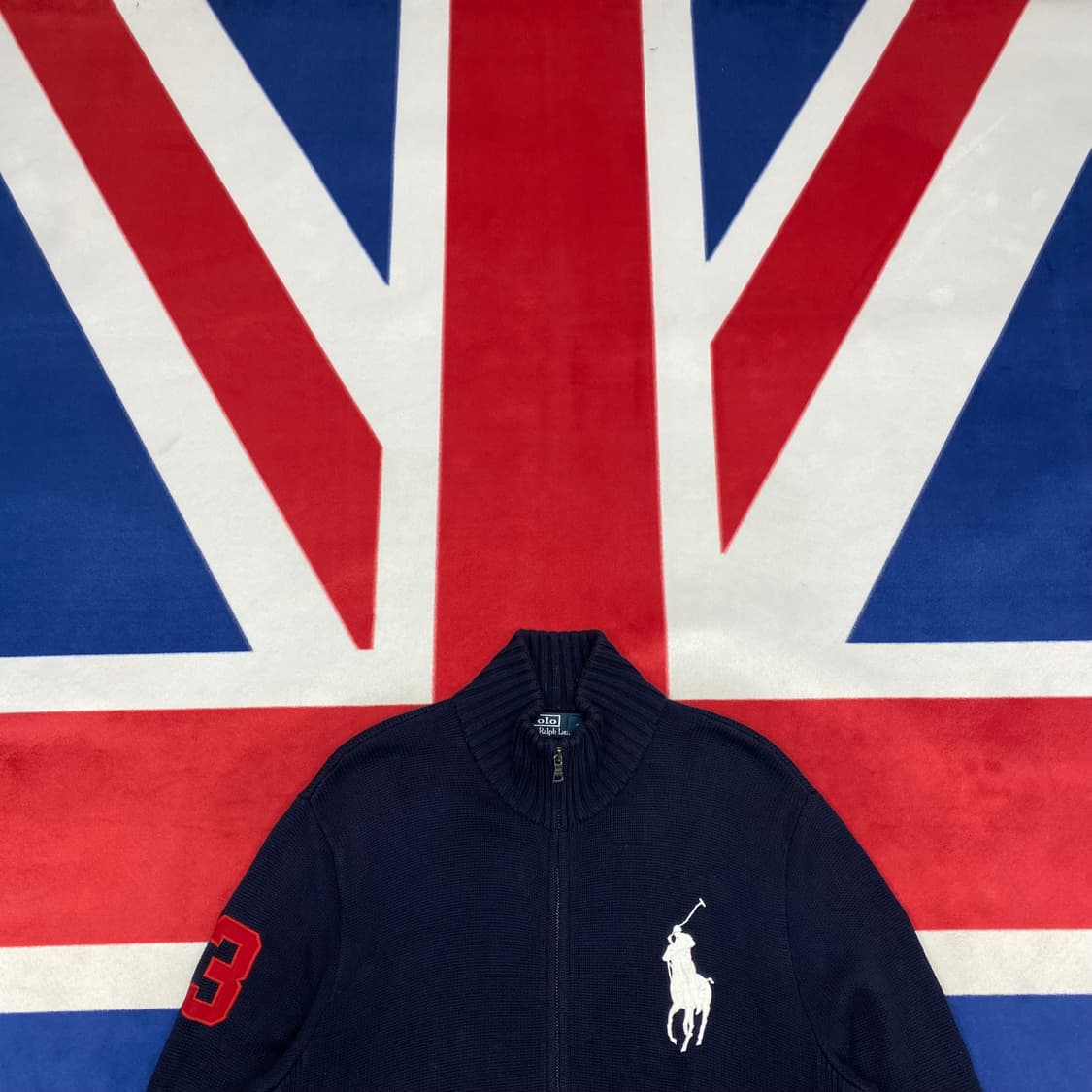 폴로 빅포니 니트집업 XXL 상품이미지2