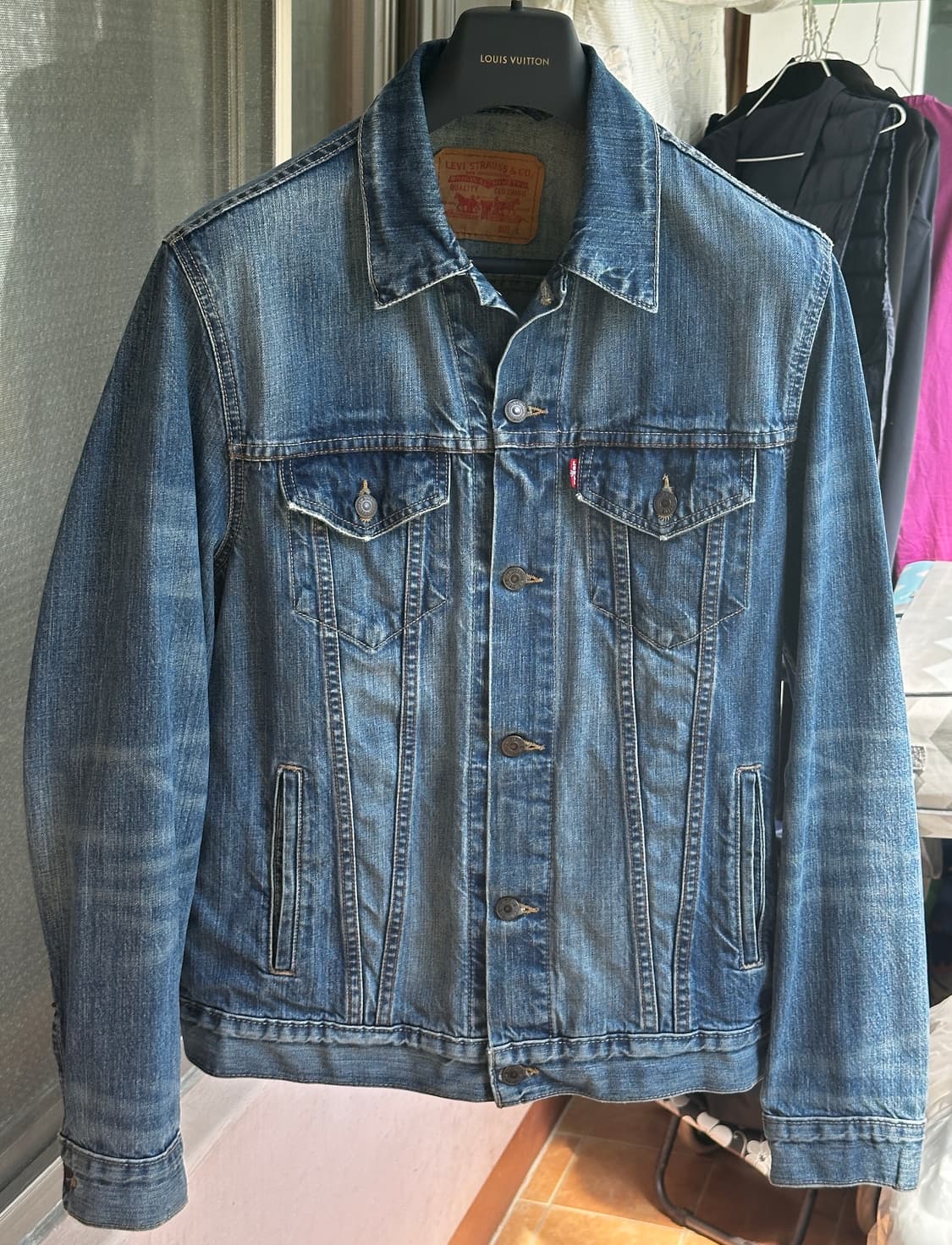 [Levi's] 오리지널 4포켓 데님 트러커 자켓 (Size L) 상품이미지5
