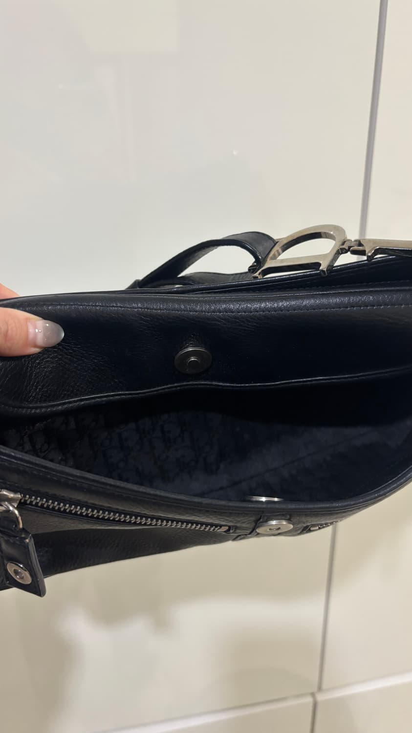 디올 빈티지 레더 디링백 상품이미지4