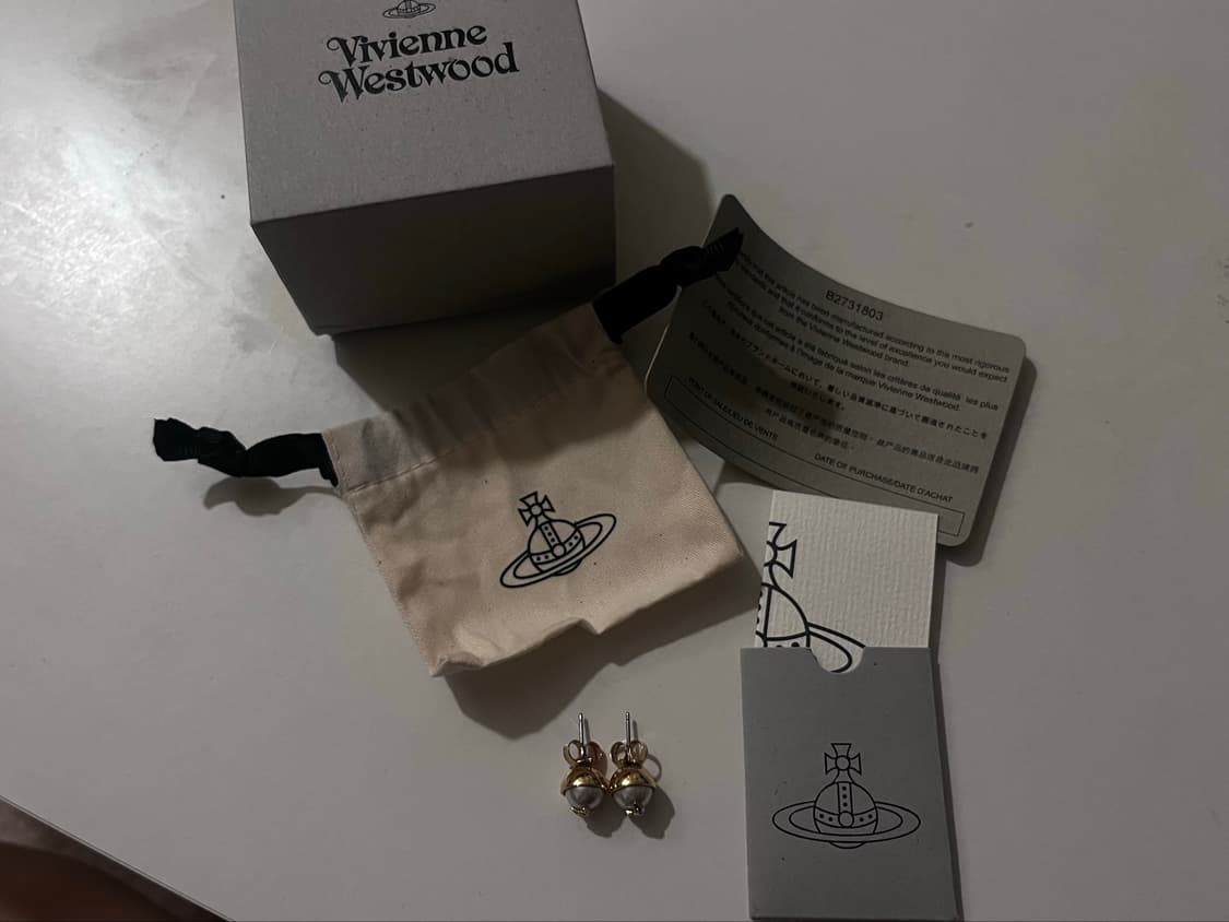 비비안웨스트우드 Olga Earrings Gold | 올가 이어링 골드 상품이미지2