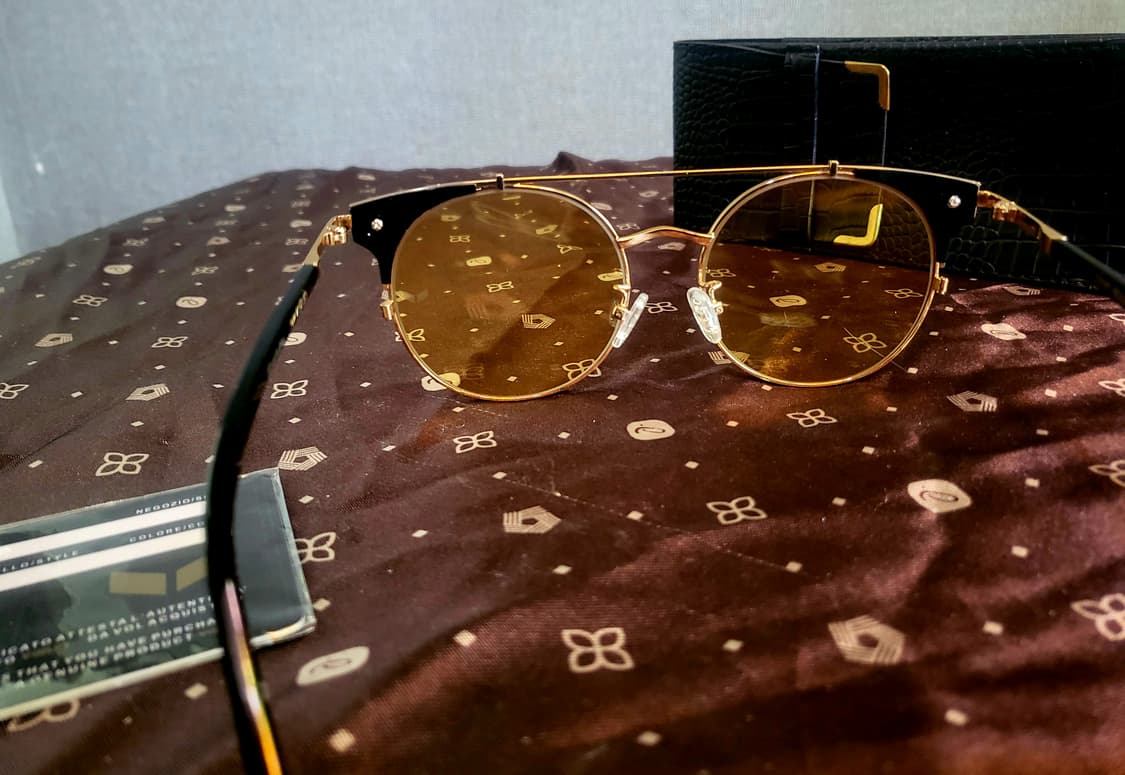 [미사용 새상품] -*옐로우  틴트렌즈  선글라스* 상품이미지4