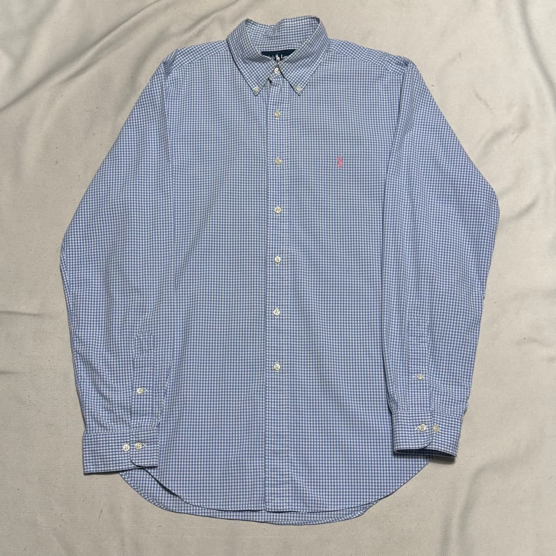16 폴로랄프로렌 클래식 핏 스카이블루 체크 셔츠 상품이미지2