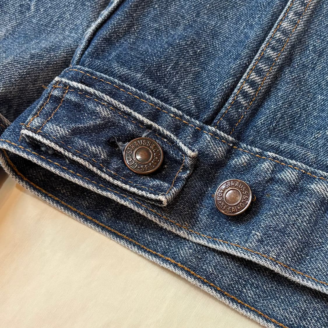 (34 /W 44반) 70s USA 3rd Levis Trucker JK 상품이미지9