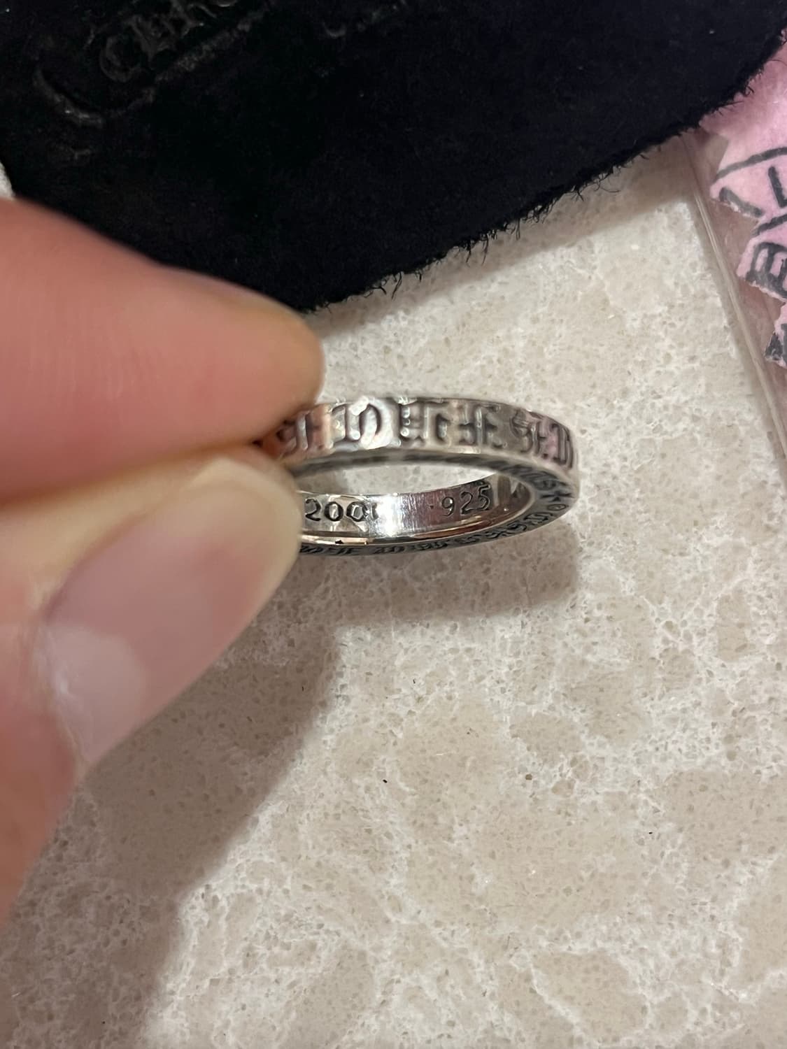 크롬하츠 퍽유링 3mm 상품이미지2