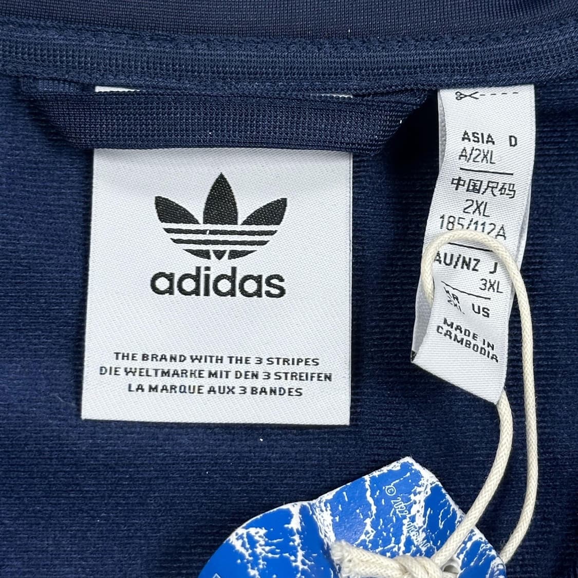 아디다스 베켄바우어 네이비 오버핏 트랙탑 져지 (XXL) 상품이미지5
