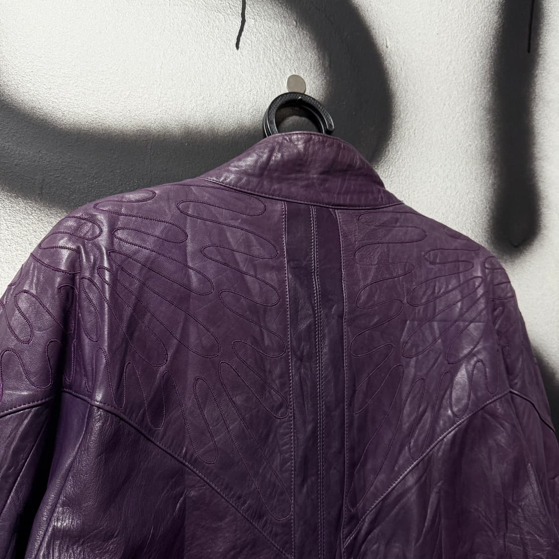 VTG 빈티지 100% 쉽스킨 양가죽 오리엔탈 가죽 자켓 상품이미지6