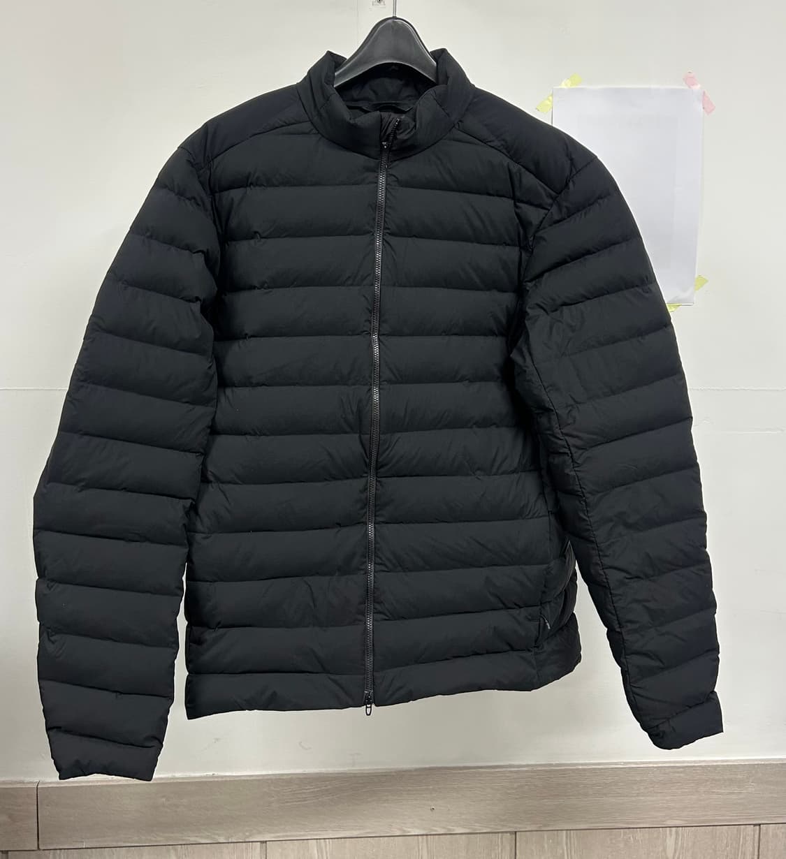 룰루레몬 블랙 남성 구스다운 경량 패딩 L 상품이미지1