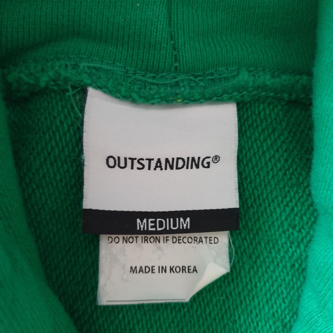[무료배송] OUTSTANDING & CO 그린 후드 티셔츠 상품이미지2