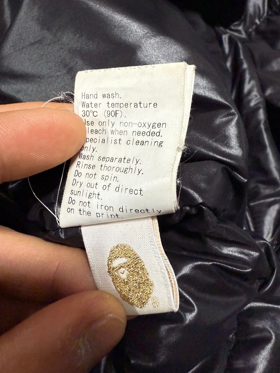 베이프 경량 패딩 상품이미지8